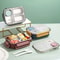 Stainless Steel Bento Lunch Box With Tableware 2