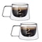 Double Wall Glass Espresso Cup With Handle 1