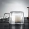 Double Wall Glass Espresso Cup With Handle 3