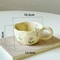 Handcrafted Irregular Flower Ceramic Coffee Mug 5