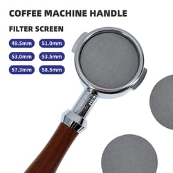 reusable espresso coffee puck screen with fine mesh