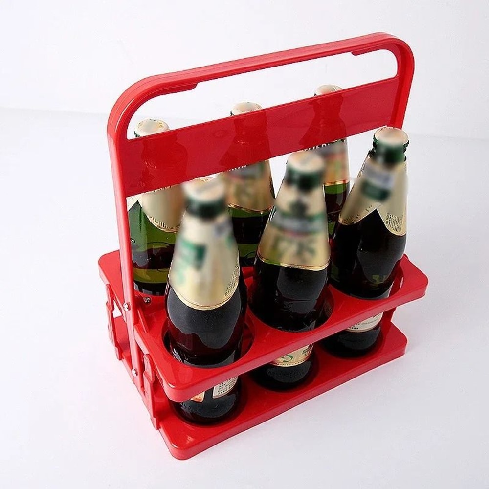 Foldable Drink Carrier Rack For Cups And Bottles 9
