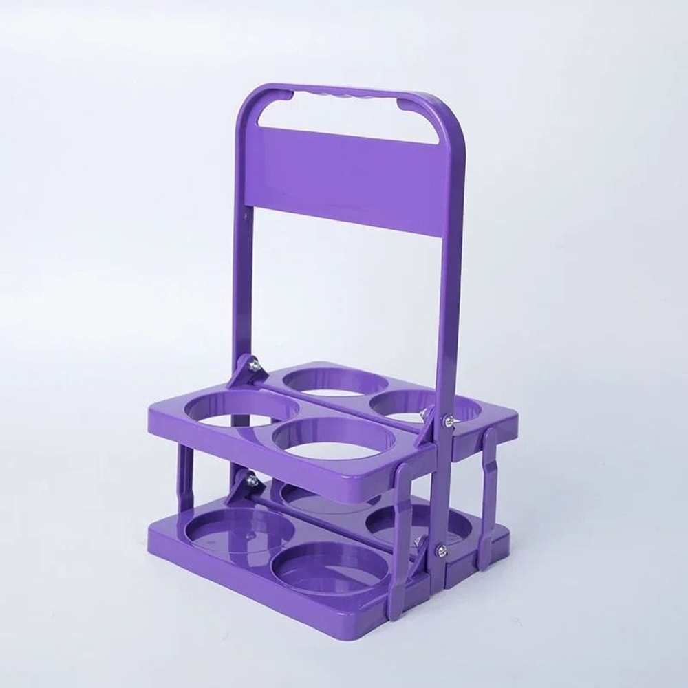 Foldable Drink Carrier Rack For Cups And Bottles 20