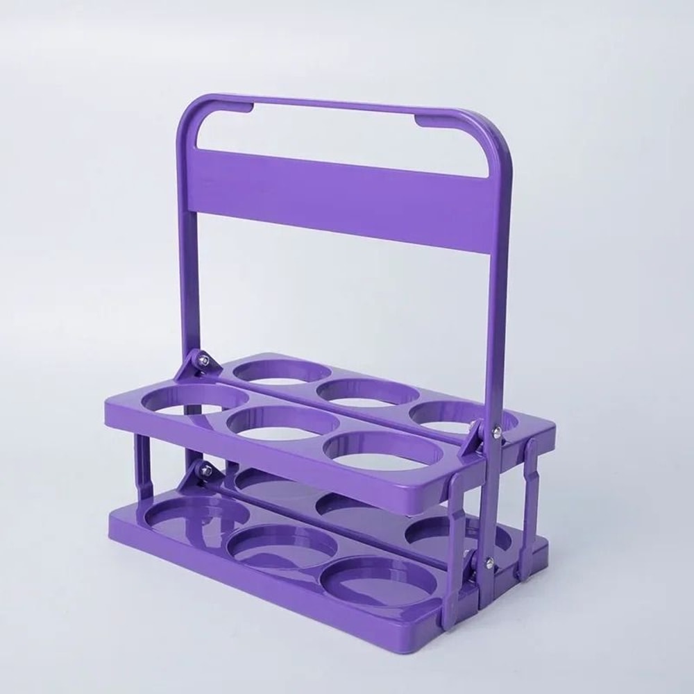 Foldable Drink Carrier Rack For Cups And Bottles 21