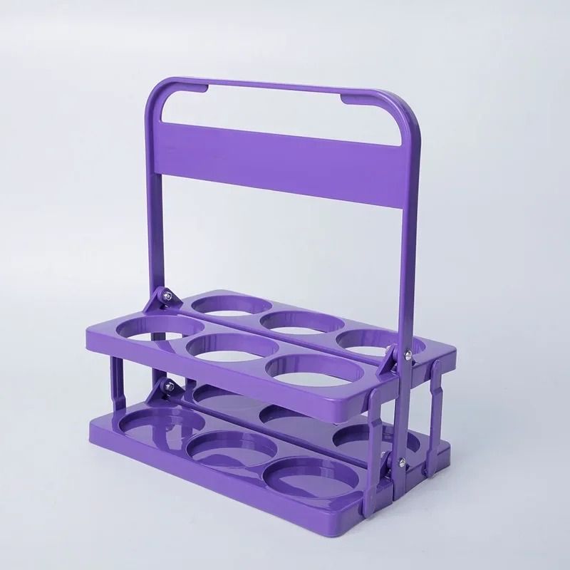 Foldable Drink Carrier Rack For Cups And Bottles 21