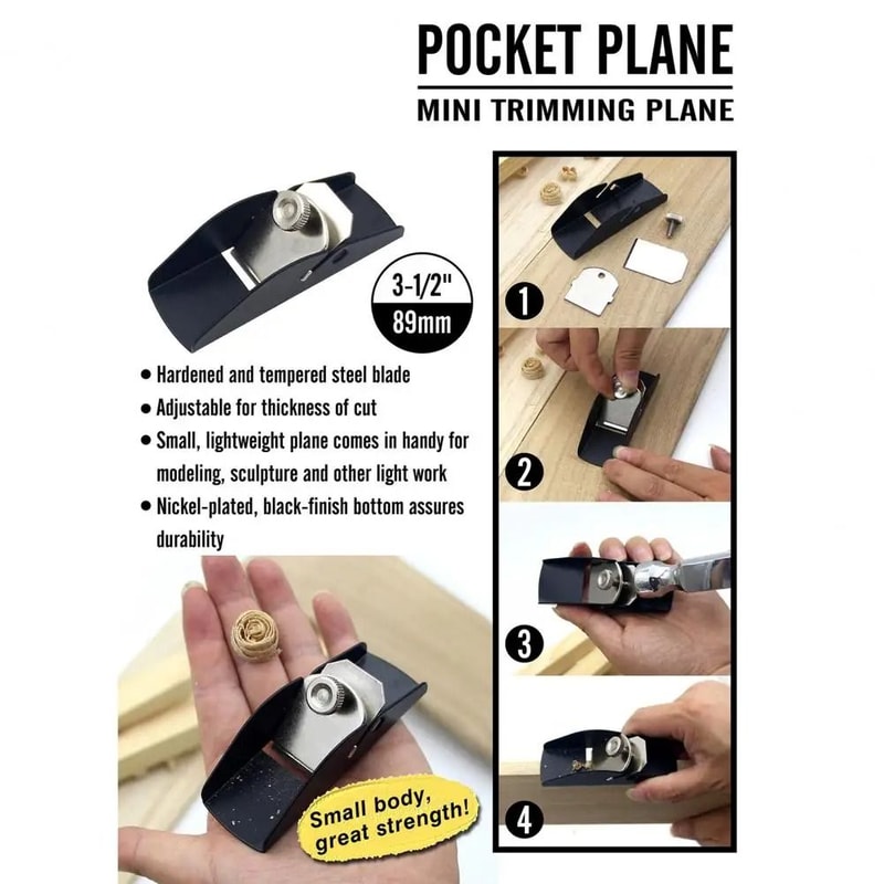 Mini Woodworking Hand Plane For Precision Trimming 5