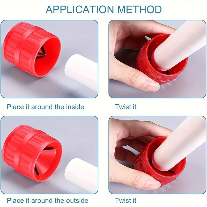 Internal And External Tube Deburring Tool For Metal And Plastic Pipes 3