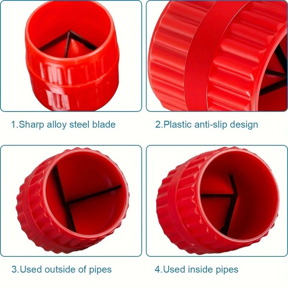 Internal And External Tube Deburring Tool For Metal And Plastic Pipes 4