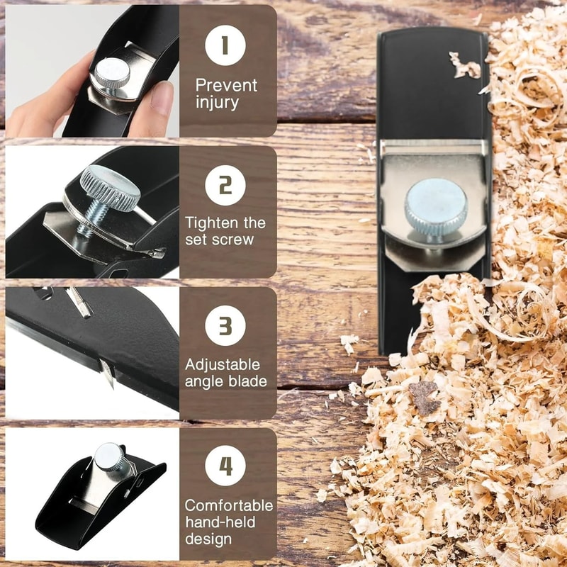 Mini Woodworking Hand Planer For Trimming And Finishing 5