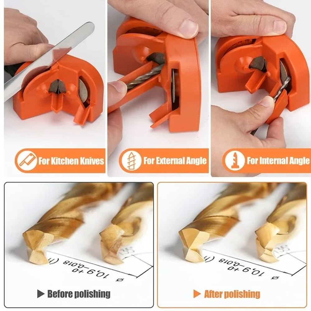 Multipurpose Drill Bit And Tool Sharpener Attachment 5