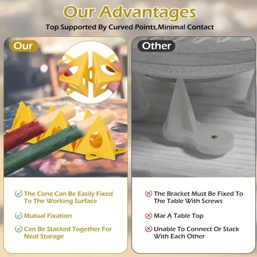 Mini Painting Stands Triangle Pads For Woodworking And Finishing 5