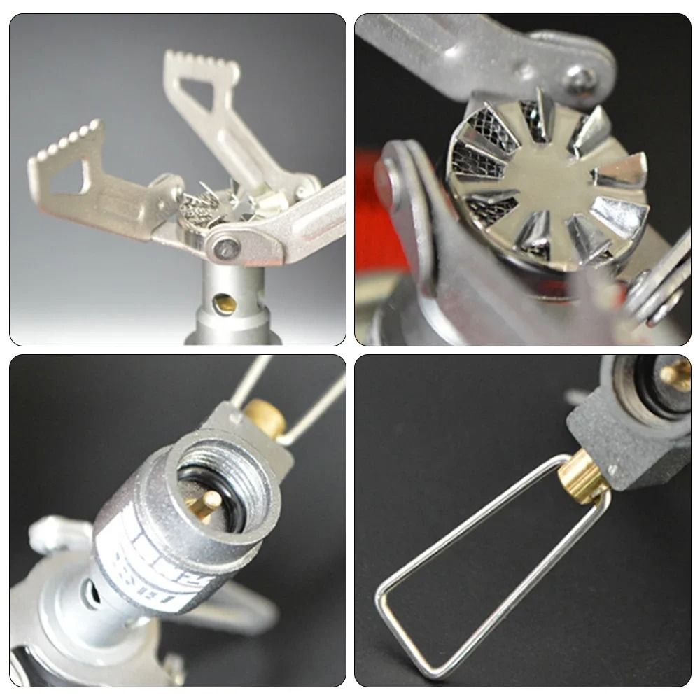 Ultralight Titanium Camping Gas Stove For Outdoor Cooking 6
