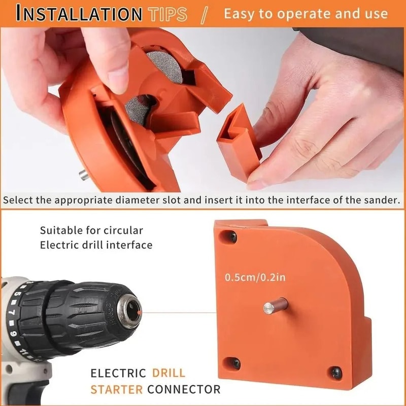 Portable Drill Bit Grinder Sharpener Attachment 3