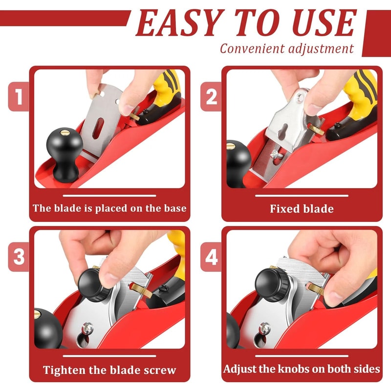 Adjustable Woodworking Spokeshave Hand Plane With 2 Inch Blade 3