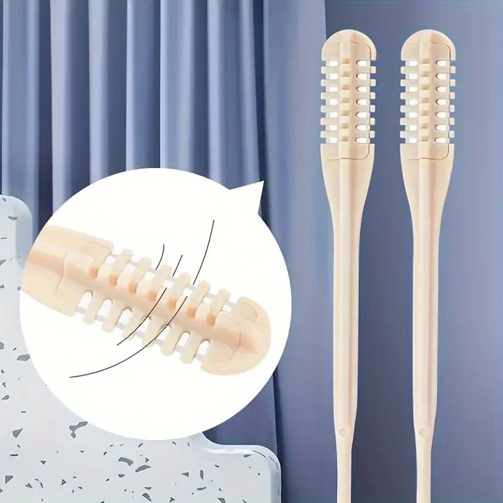 Manual Nose And Ear Hair Trimmer Set Battery Free 0