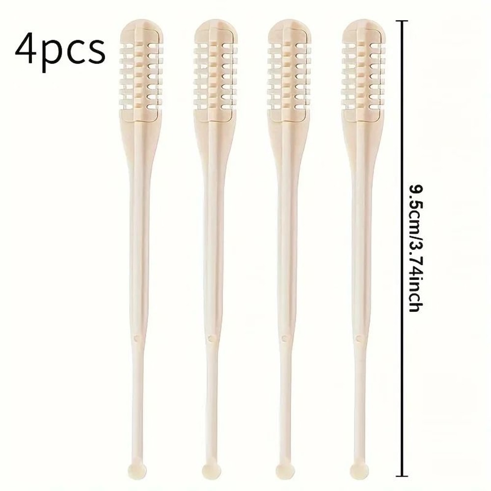 Manual Nose And Ear Hair Trimmer Set Battery Free 5