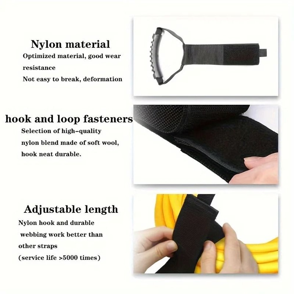 Heavy Duty Nylon Storage Strap For Garage Hose And Tool Organization 2