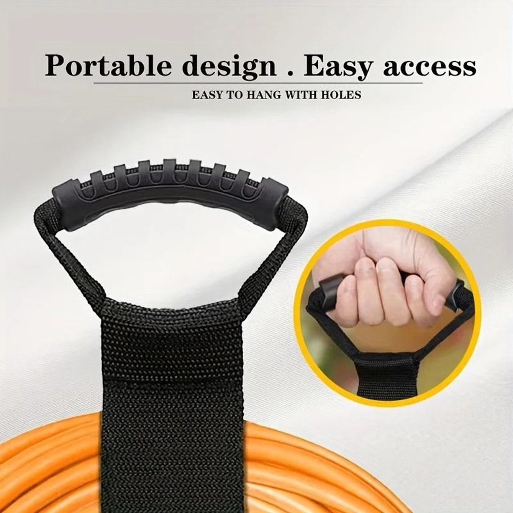 Heavy Duty Nylon Storage Strap For Garage Hose And Tool Organization 3
