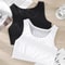 Breathable Side Buckle Chest Binder Short Vest For Women 2