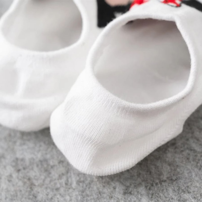 Cartoons Street Style Invisible Socks For Men And Women 10 Pairs 5