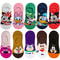 Cartoons Street Style Invisible Socks For Men And Women 10 Pairs 6