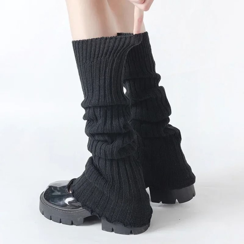 Lolita Style Knitted Leg Warmers For Women 8