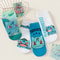 Cute Cartoon Plant Style Ankle Socks For Women 4 Pair Set 0