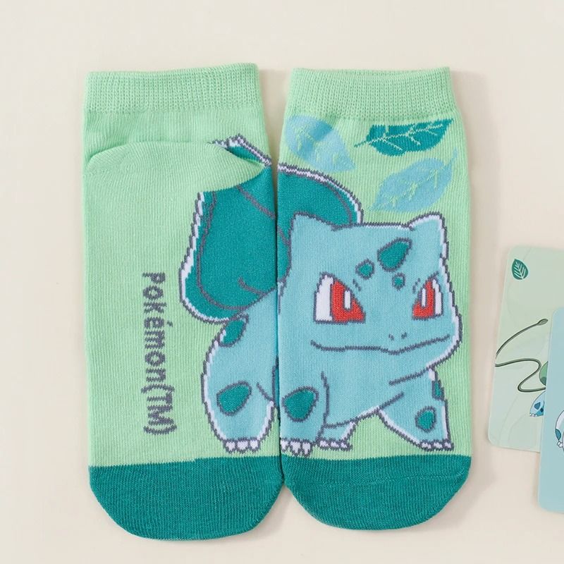 Cute Cartoon Plant Style Ankle Socks For Women 4 Pair Set 2