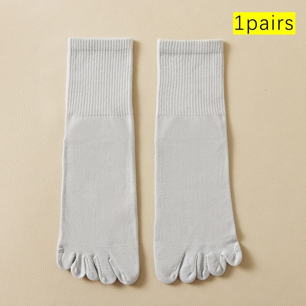 Mens Cotton Toe Socks For Sports And Daily Wear 9