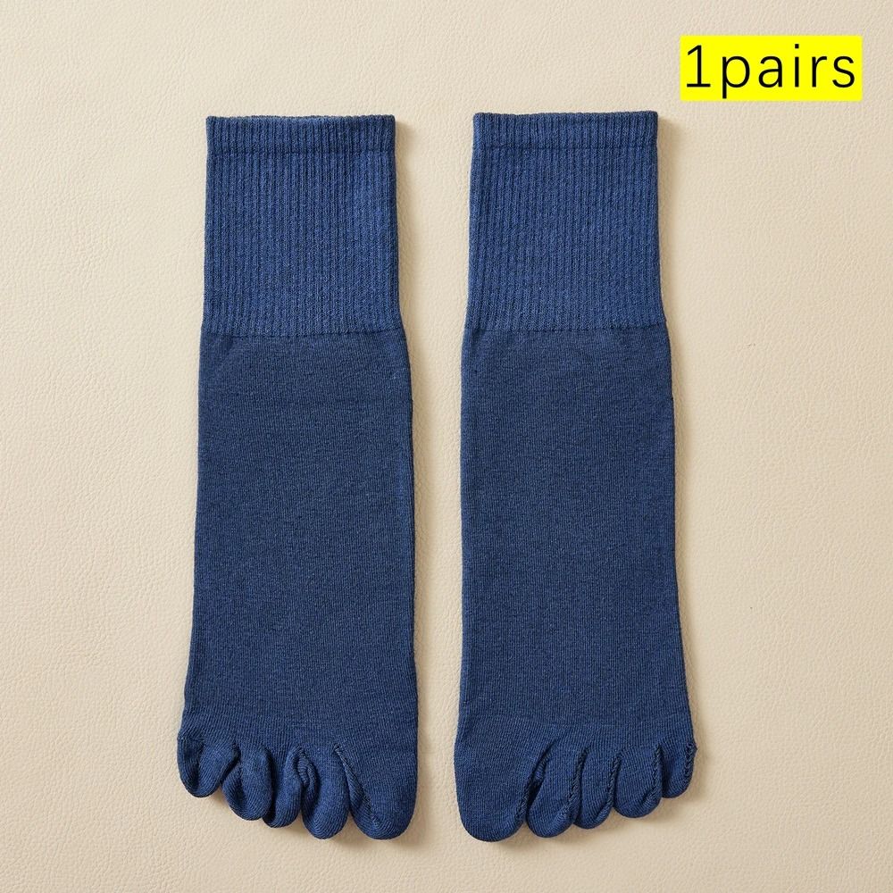 Mens Cotton Toe Socks For Sports And Daily Wear 10