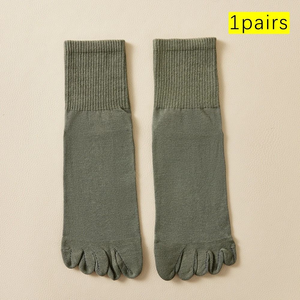 Mens Cotton Toe Socks For Sports And Daily Wear 14