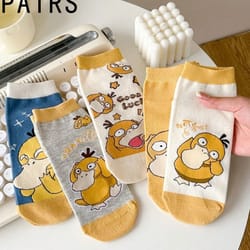 cartoon duck anime short socks cute casual style
