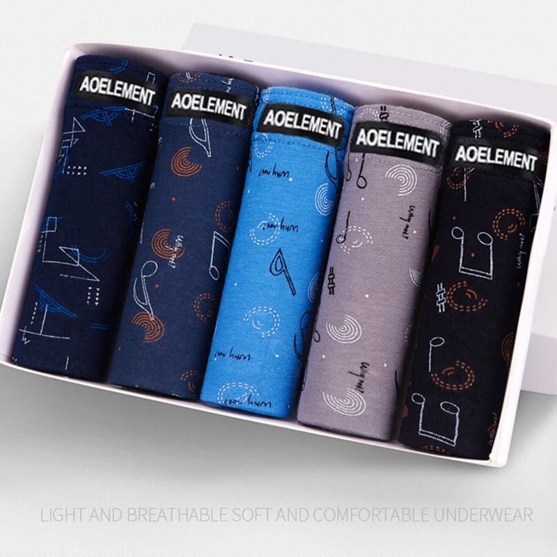 Mens Cotton Briefs Breathable Comfort Underwear 5 Pack 2