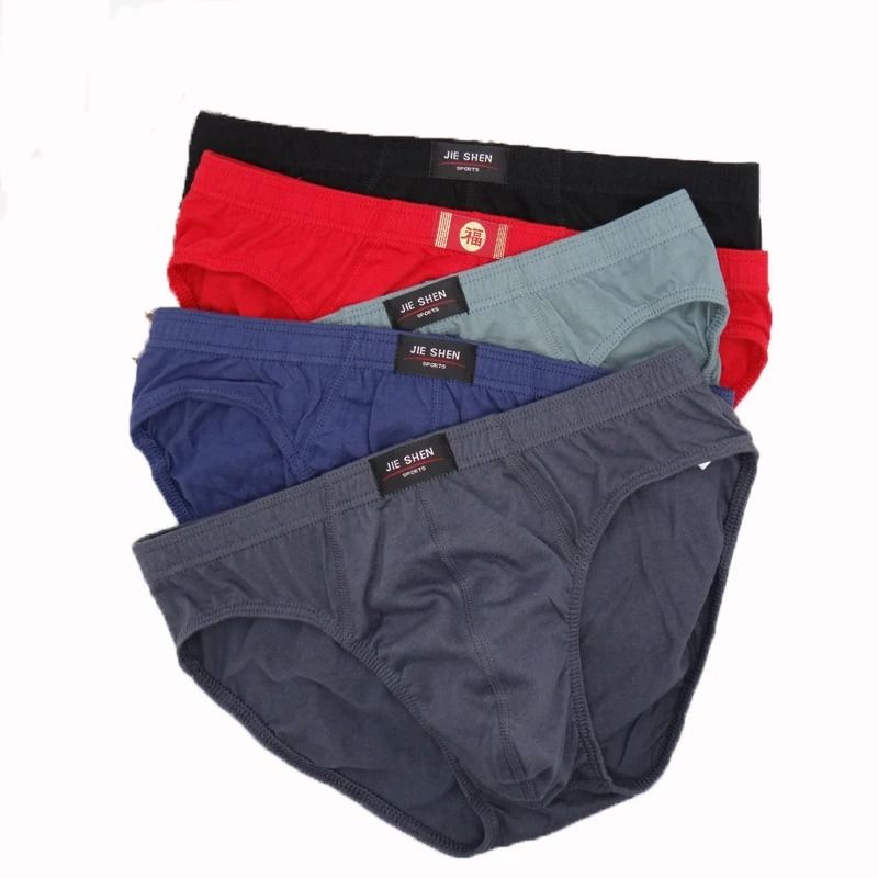 Mens Cotton Briefs Breathable Comfort Underwear 5 Pack 3