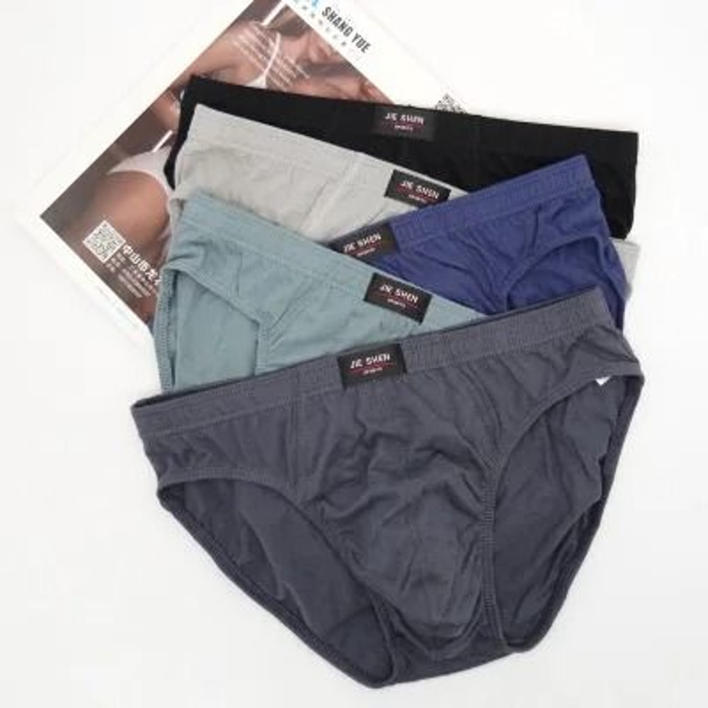 Mens Cotton Briefs Breathable Comfort Underwear 5 Pack 7