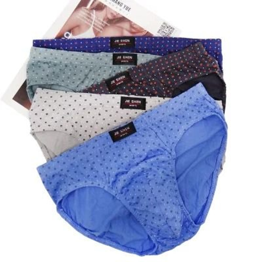 Mens Cotton Briefs Breathable Comfort Underwear 5 Pack 8