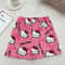 Cartoon Print Plush Lounge Pajama Pants For Women 2