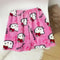 Cartoon Print Plush Lounge Pajama Pants For Women 7