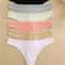 Womens Ribbed Cotton Thong Underwear Set 7