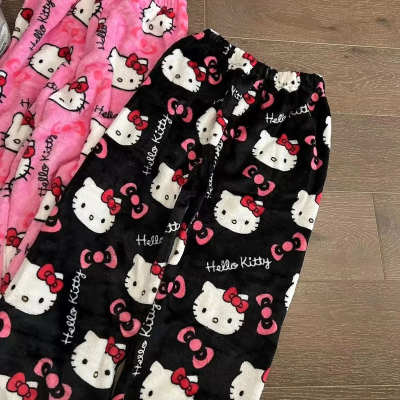 Womens Cartoon Pajama Pants Soft Lounge Sleepwear 2
