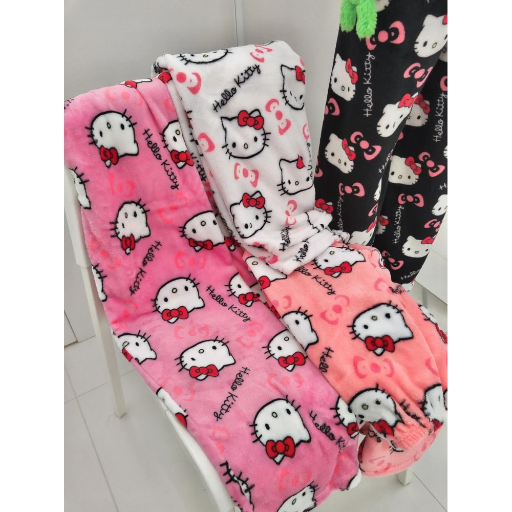 Womens Cartoon Pajama Pants Soft Lounge Sleepwear 3