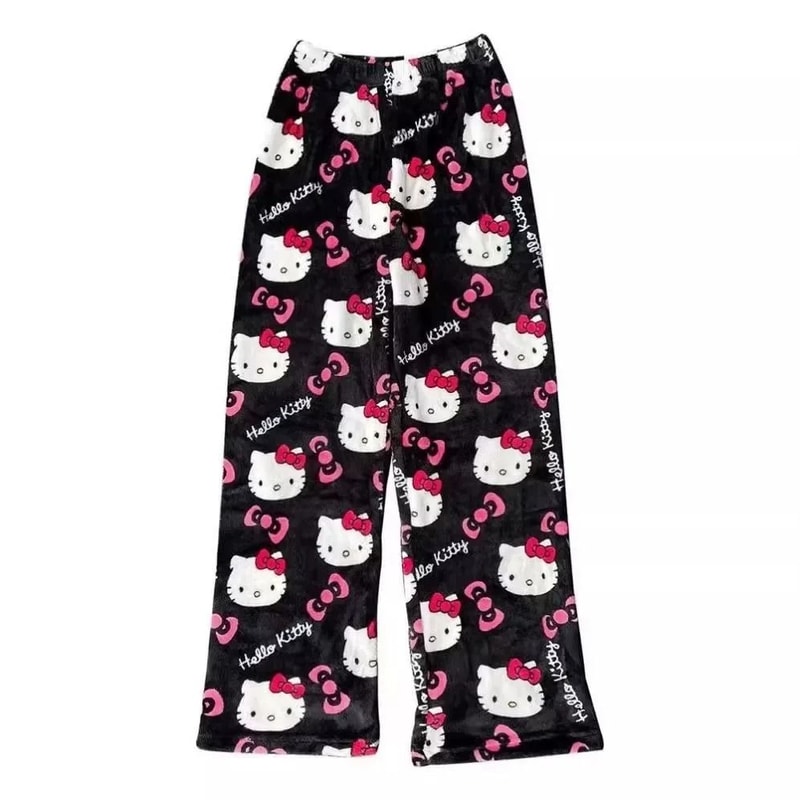 Womens Cartoon Pajama Pants Soft Lounge Sleepwear 9