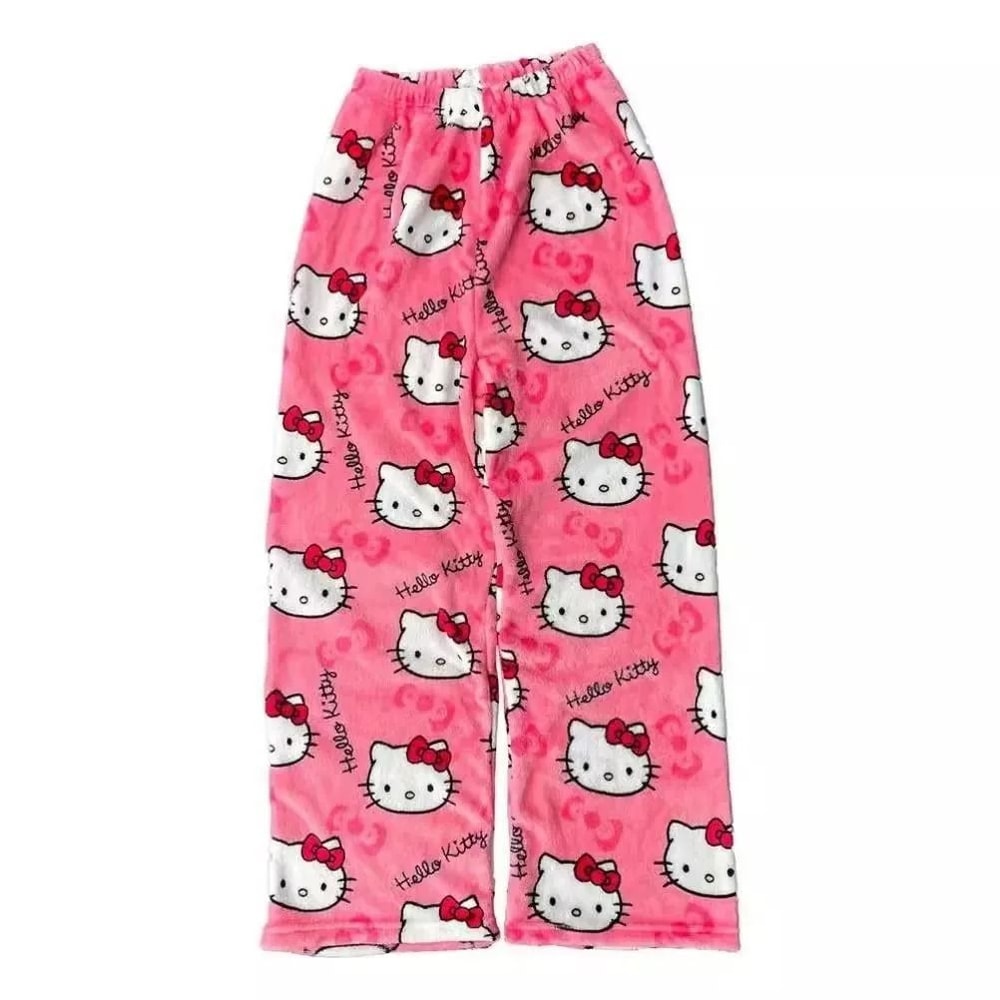 Womens Cartoon Pajama Pants Soft Lounge Sleepwear 10