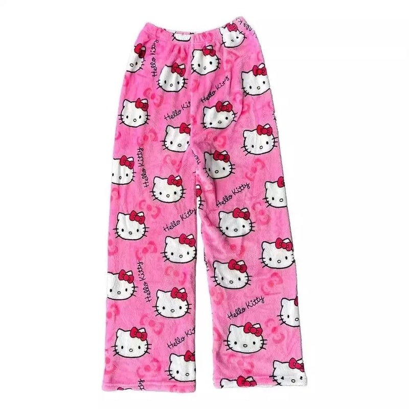 Womens Cartoon Pajama Pants Soft Lounge Sleepwear 6