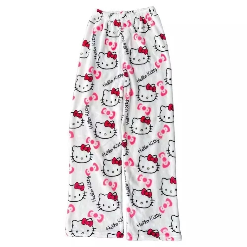 Womens Cartoon Pajama Pants Soft Lounge Sleepwear 7