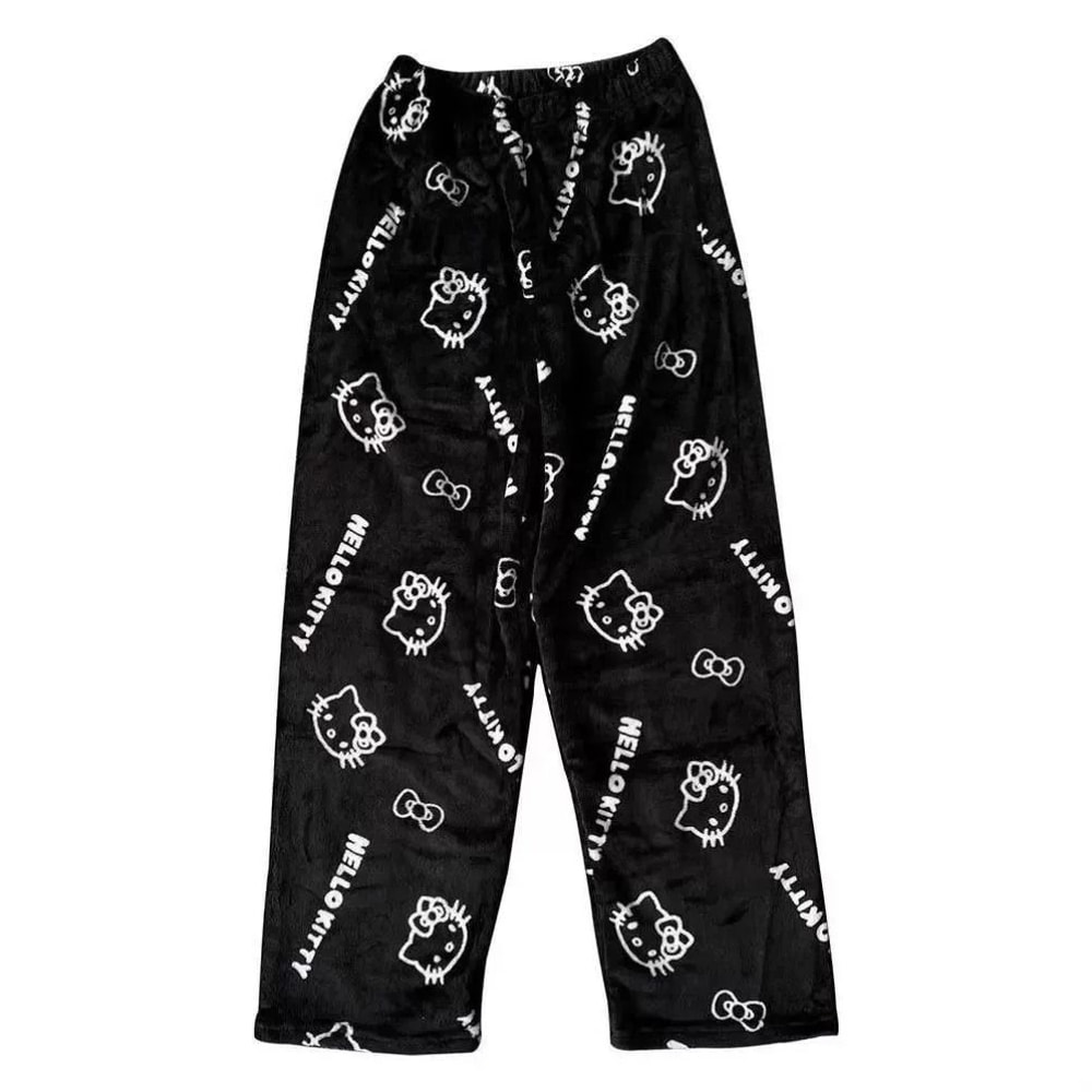 Womens Cartoon Pajama Pants Soft Lounge Sleepwear 8