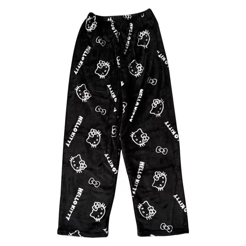 Womens Cartoon Pajama Pants Soft Lounge Sleepwear 8