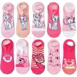 cartoon anime casual socks funny street style 10 pair set