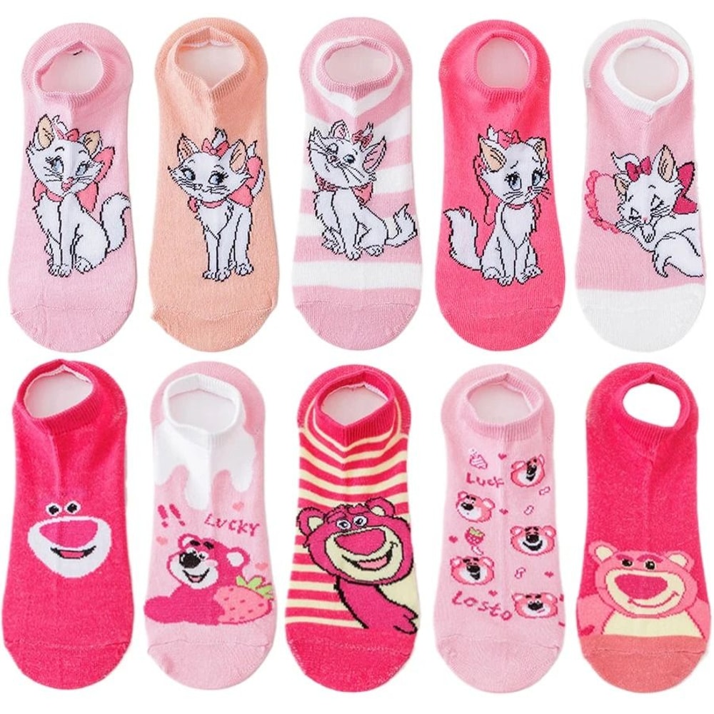 Cartoon Anime Casual Socks Funny Street Style 10 Pair Set 6