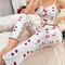 Womens Sheer Mesh Lace Two Piece Pajama Set With Ribbed Strap Top And Pants 7